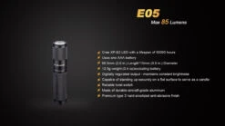 Fenix E05 XP-E2 LED Flashlight 23 Fenix E05 XP-E2 LED Flashlight -Camping Equipment Store E25 15 14543 96023.1443049304