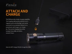 Fenix E30R Luminus SST40 LED Flashlight BLACK -Camping Equipment Store E30RA E 4 96438.1556287405