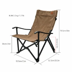 Campingmoon Foldable Camping Chair 12 Campingmoon Foldable Camping Chair -Camping Equipment Store F 1003C CF 3