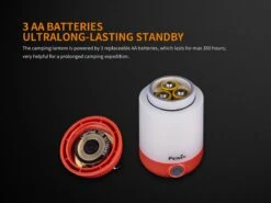 Fenix CL23 Camping Lantern Fresh Green -Camping Equipment Store Fenix CL23 Lantern AA Batteries