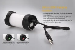 Fenix Rechargable Camping Lantern Olive Green -Camping Equipment Store Fenix CL25R Camping Lantern USB Rechargeable