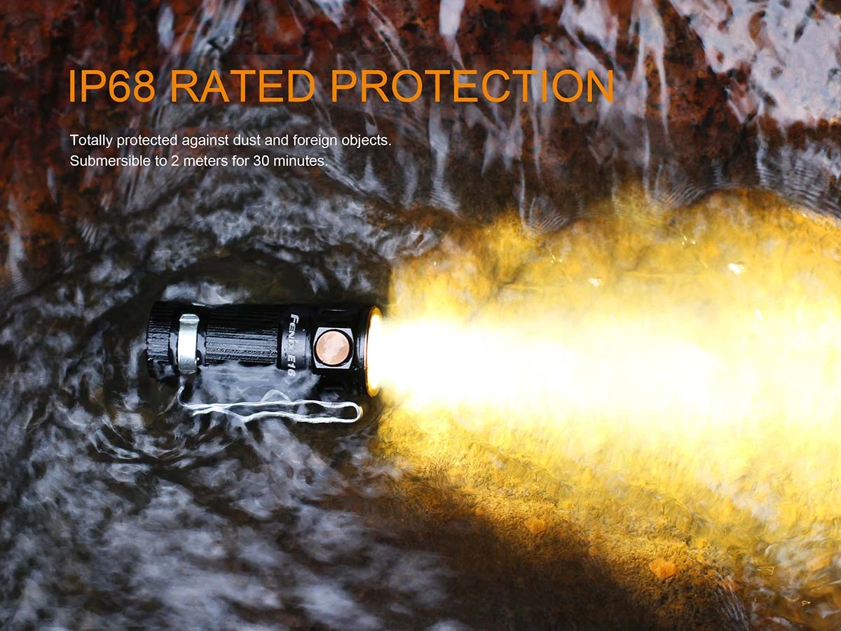 Fenix E16 XP-L Hi Neutral White LED Flashlight BLACK 700 Lumen 4 Fenix E16 XP-L Hi Neutral White LED Flashlight BLACK 700 Lumen - Image 4