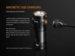 Fenix E18R XP-L Hi Led Flashlight Black 750 Lumen -Camping Equipment Store Fenix E18R EDC Flashlight magnetic charging 1