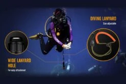 Fenix SD11 XM-L2 U2 Diving Photographic Light -Camping Equipment Store Fenix SD11 Diving Flashlight lanyard