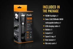 Fenix TK20R Rechargeable Tactical Flashlight -Camping Equipment Store Fenix TK20R Flashlight included