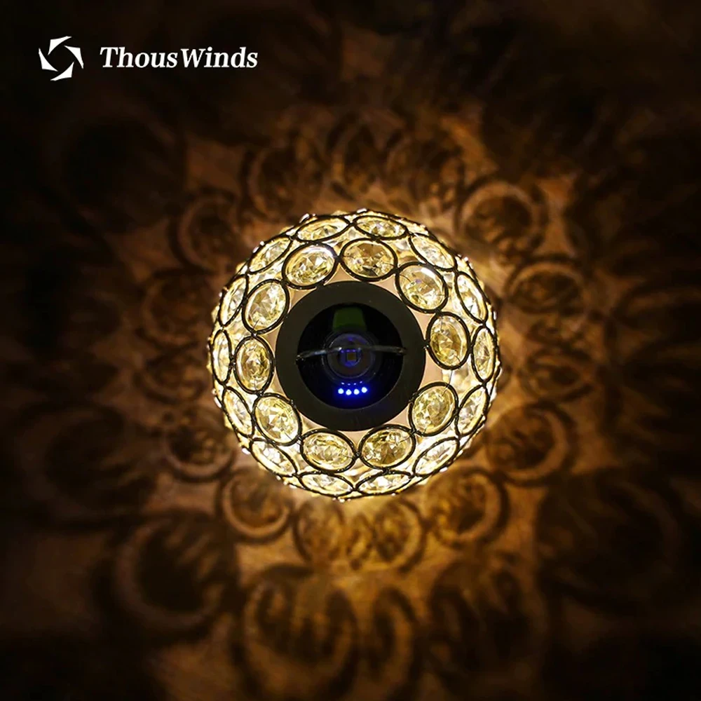 Thous Winds Goal Zero LED Light Crystal Ball Lampshade 5 Thous Winds Goal Zero LED Light Crystal Ball Lampshade - Image 5