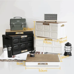KEMSITE Camping Storage Box With Cover -Camping Equipment Store H0018 1