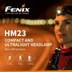 Fenix HM23 Headlamp - 240 Lumens -Camping Equipment Store HM23 6