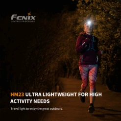 Fenix HM23 Headlamp - 240 Lumens -Camping Equipment Store HM23 7