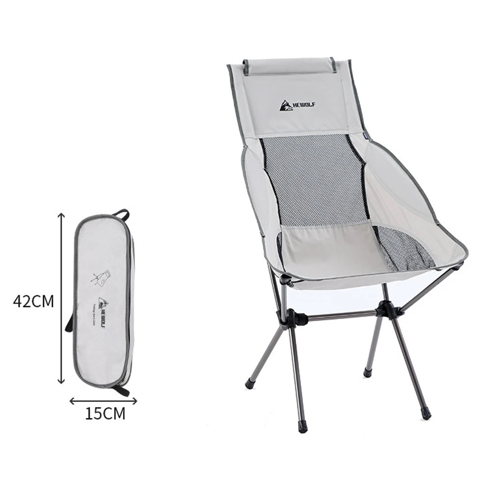 Hewolf Space Large Aluminum Alloy Foldable Chair 3 Hewolf Space Large Aluminum Alloy Foldable Chair - Image 3