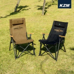 KZM Downhill Chair -Camping Equipment Store K20T1C32BK 2