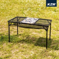 KZM Union Iron Mesh 3 Folding Table -Camping Equipment Store K20T3U005 4