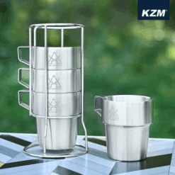 KZM Double Mug 4P Set 7 KZM Double Mug 4P Set -Camping Equipment Store K9T3K001 3 600x600 dc28b481 bebe 44f1 8527 1bef07736d6c