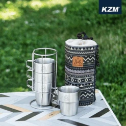 KZM Double Mug 4P Set 9 KZM Double Mug 4P Set -Camping Equipment Store K9T3K001 4 600x600 4239fede 42e0 4cf3 8295 2b55110571d8