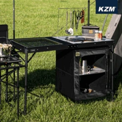 KZM Iron Mesh Cabinet Kitchen Table II -Camping Equipment Store K9T3U004 5 600x600 17a0a03b d9ed 4264 b6ff f603a2166f8f