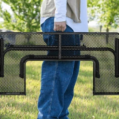 KZM Iron Mesh Fireplace Table II -Camping Equipment Store K9T3U012 9