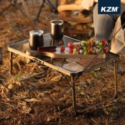 KZM Iron Mesh Picnic Table -Camping Equipment Store K9T3U013 3