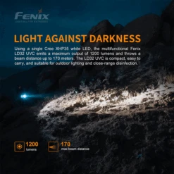 Fenix LD32 UVC XHP 35 HI And 10mW UVC LED Flashlight Black -Camping Equipment Store LD32 9 600x600 0461fdd0 8659 4a0e a455 e16fb090fd4c