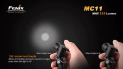 Fenix MC11 Anglelight Black Upgraded Version 155 Lumens 17 Fenix MC11 Anglelight Black Upgraded Version 155 Lumens -Camping Equipment Store MC11 6 96849 02584.1443047020