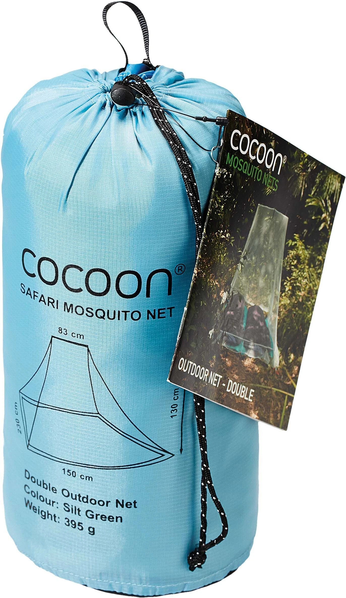 Cocoon Mosquito Nets Double -Silt Green 2 Cocoon Mosquito Nets Double -Silt Green - Image 2