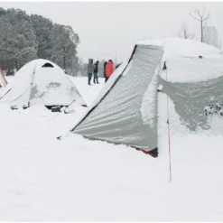 Hewolf 2 Person Double Layer Aluminum Pole Tent -Camping Equipment Store MON 1595 GRN 3