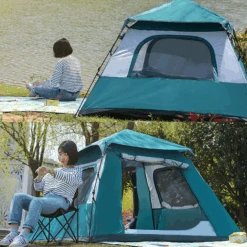 Hewolf Auto 4 Person Tent Teal -Camping Equipment Store MON 2011 TEAL 2 600x600 0f7beec3 791e 4b11 b7ac 7e6689a822e4