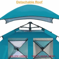 Hewolf Auto 4 Person Tent Teal -Camping Equipment Store MON 2011 TEAL 8 600x600 d9a2104b c0aa 4478 86e1 23d1034b0ba0