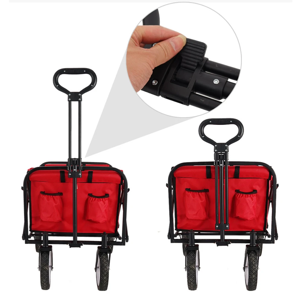 Camp Leader Camping Push Wagon - Black 2 Camp Leader Camping Push Wagon - Black - Image 2