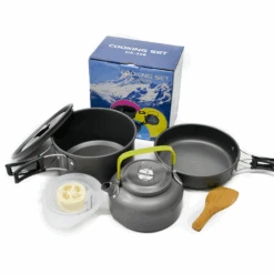 Camp Leader Camping Cookset 2-3 Person 8 Camp Leader Camping Cookset 2-3 Person -Camping Equipment Store MON43 5