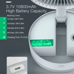 P10 Folding Retractable Camping Fan - Black -Camping Equipment Store P10 10 600x600 4eed2f83 43b3 4c53 8899 d8fae3424e1c