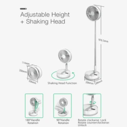 P10 Folding Retractable Camping Fan - Black -Camping Equipment Store P10 8 600x600 afca051b a276 4d41 bb55 f40e11608fa4