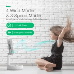 P10 Folding Retractable Camping Fan - Black -Camping Equipment Store P10 9 600x600 8cb14170 ba5f 4b47 a6f8 8833f0db1522