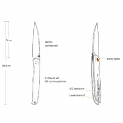Ruike P662-B Knife -Camping Equipment Store P662 B 4