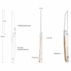 Ruike P865-B Knife 16 Ruike P865-B Knife -Camping Equipment Store P865 B 12