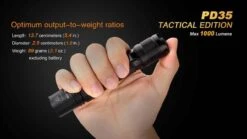 Fenix PD35 TAC Tactical Edition Flashlight 1000 Lumen -Camping Equipment Store PD35TAC 5 72699 49879.1443049951.1280.1280 37773.1496251449