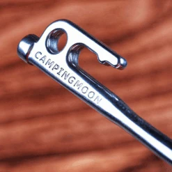 Campingmoon Stainless Steel Tent Pegs Silver -Camping Equipment Store R26 8 7