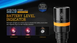 Fenix SD20 LED Diving Light -Camping Equipment Store SD10 6 2 13531.1466697703