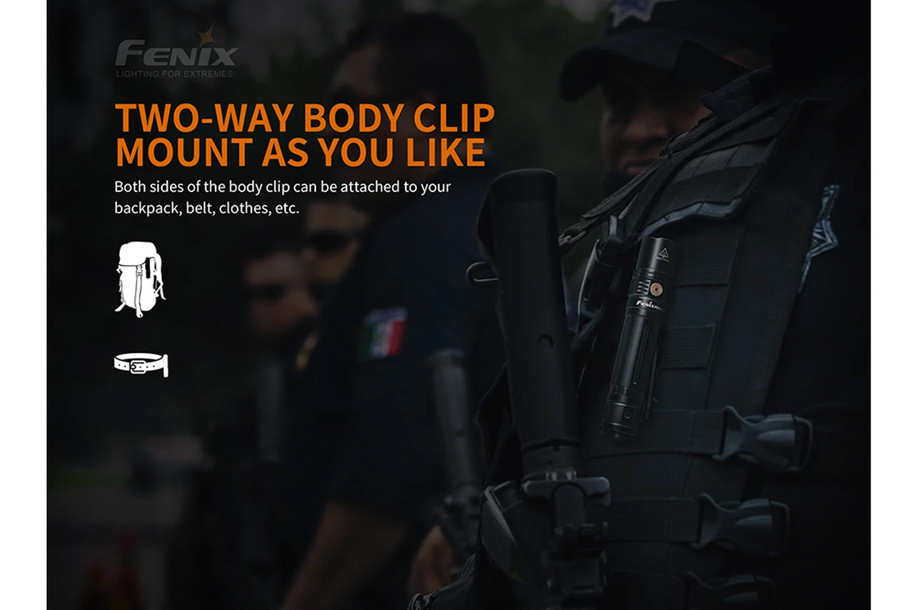 Fenix PD36R Luminus SST40 LED Flashlight Black 10 Fenix PD36R Luminus SST40 LED Flashlight Black - Image 10