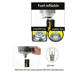 Soto Slid Gas Torch -Camping Equipment Store ST 480CEXP 04