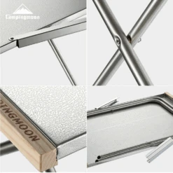Campingmoon Bonfire Foldable Table 24 Campingmoon Bonfire Foldable Table -Camping Equipment Store T 380 1T 5