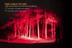 Fenix TK25 LED Flashlight RB Version Black -Camping Equipment Store TK25RB Hunting Flashlight Red Light