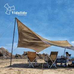 Vidalido Butterfly Tarp L - Tan -Camping Equipment Store TP 500 2