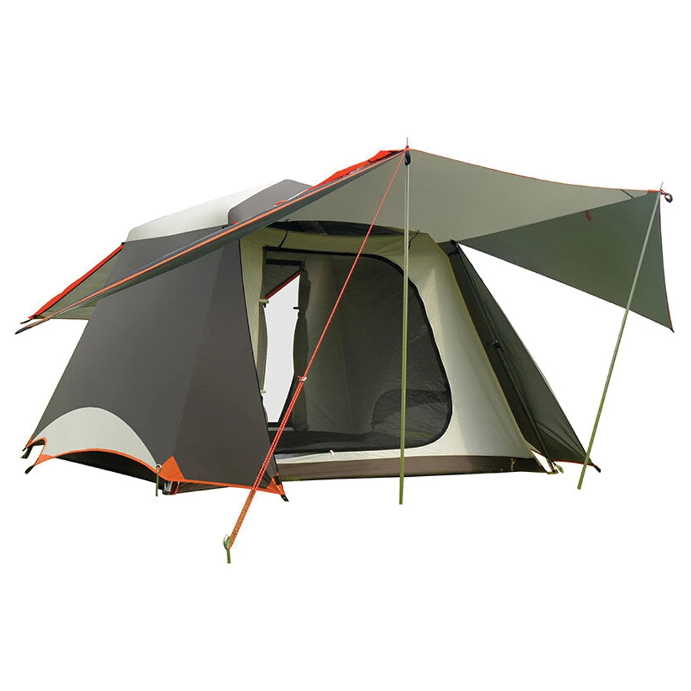 Vidalido Large Instant Cabin Tent Plus - White Coffee 1 Vidalido Large Instant Cabin Tent Plus - White Coffee