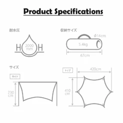 DoD Itsuka No Tarp 21 DoD Itsuka No Tarp -Camping Equipment Store TT5 631 BK 4 1897d0cf 60e1 4edc 86b3 fc2cc31e333c
