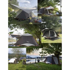 Vidalido Auto Tent - Coffee -Camping Equipment Store VIDALIDOAUTOTENCOFFEE 06