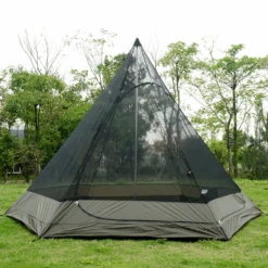 Vidalido Cone Teepee Tent - Black -Camping Equipment Store VIDALIDOCONETEEPEETENTBLACK 03