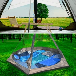 Vidalido Cone Teepee Tent - Black -Camping Equipment Store VIDALIDOCONETEEPEETENTBLACK 4