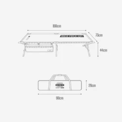 KZM Field Cot Wide -Camping Equipment Store dimension widecot