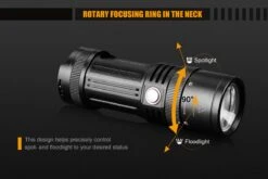 Fenix FD45 Ledflashlight 900 Lumen Black -Camping Equipment Store fenix fd45 focus flashlight focus ring