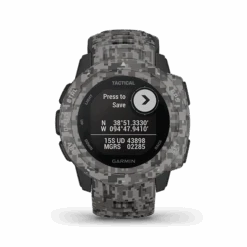 Garmin Instinct Tactical Camo GPS Smartwatch -Camping Equipment Store instinct tractical camo graphite image 02